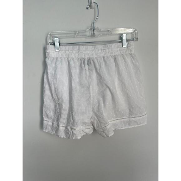 Joie White Cotton Embroidered Shorts Women Small Tassel Trim Boho Summer - Picture 2 of 7